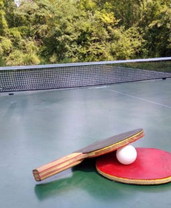 Tischtennis spielen